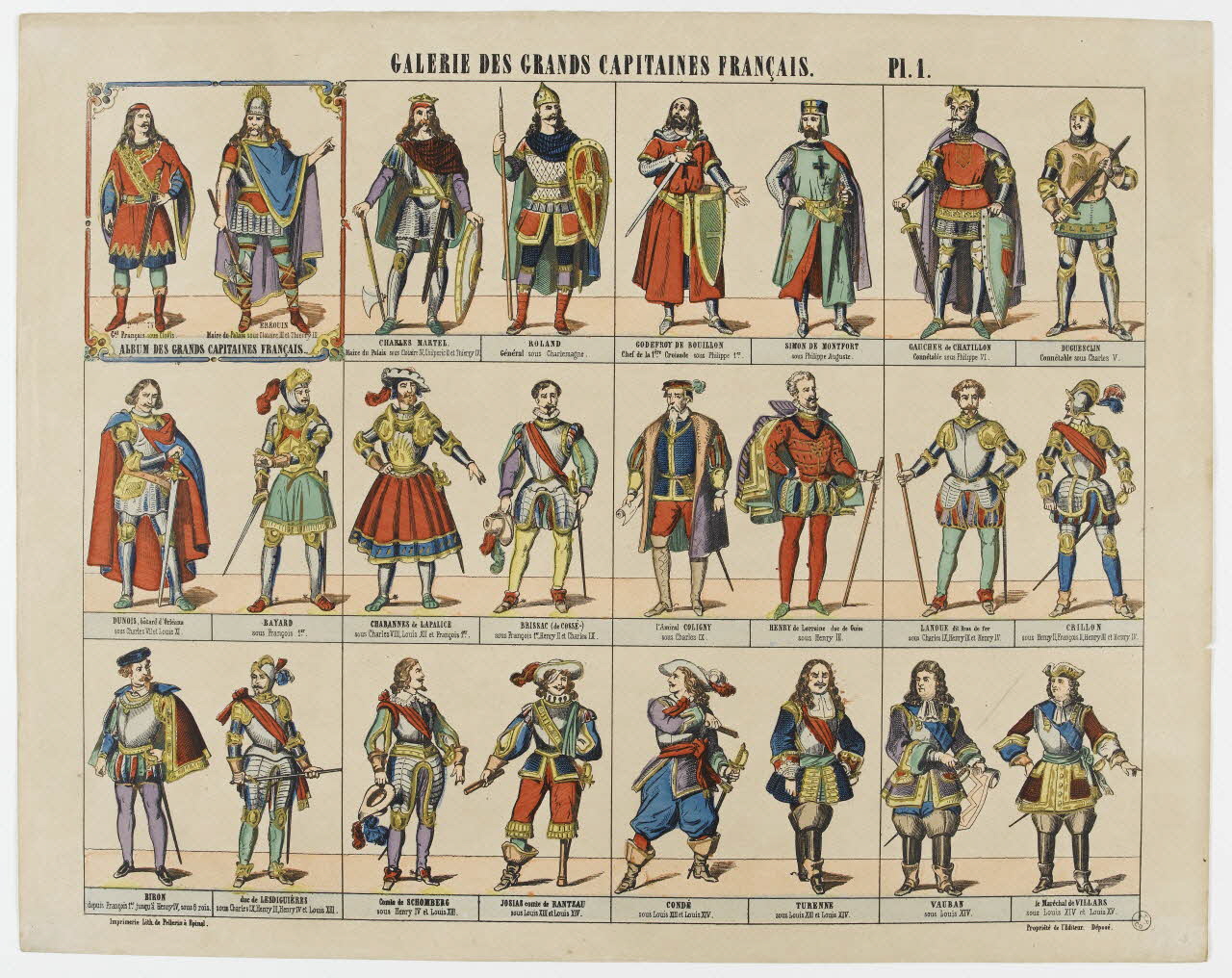 à registres (3) GALERIE DES GRANDS CAPITAINES FRANCAIS. 1953.86.881 Photo RMN-Grand Palais (Mucem)
