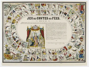 Gangel et Didion jeu de l'oie JEU DES CONTES DES FEES. Metz 1858-1868 1977.68.49 Photo RMN-Grand Palais (Mucem)