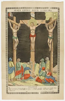 estampe JESUS ENTRE DEUX LARRONS 1992.7.27 Photo RMN-Grand Palais (Mucem)