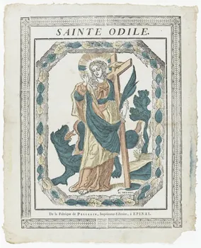 imagerie ancienne SAINTE ODILE. 1946.122.13 Photo RMN-Grand Palais (Mucem)