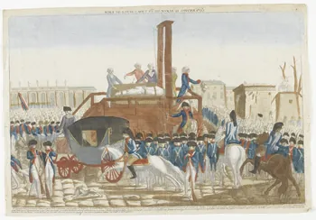 imagerie ancienne MORT DE LOUIS CAPET 16E DU NOM, LE 21 JANVIER 1793. Paris 1793 1947.22.122 Photo RMN-Grand Palais (Mucem)