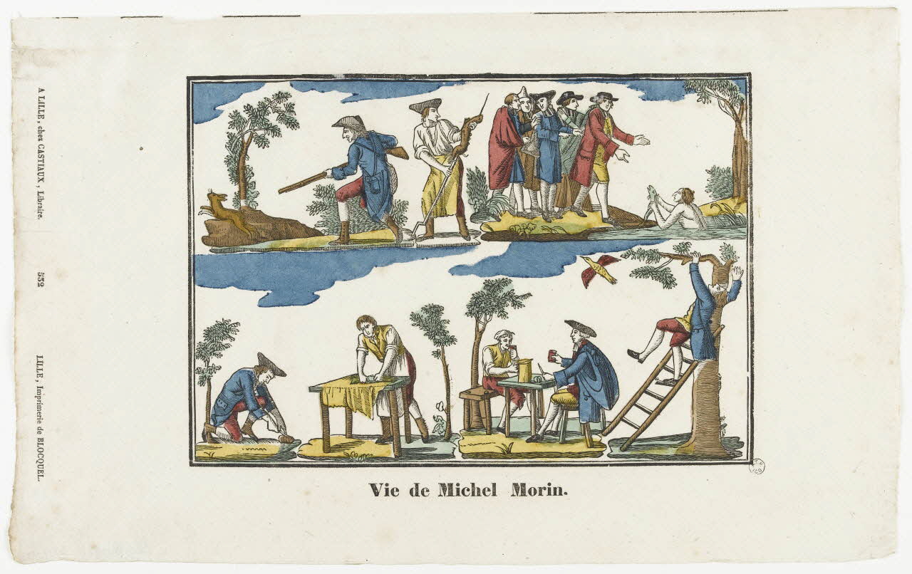 imagerie ancienne Vie de Michel Morin. 1965.75.609 Photo RMN-Grand Palais (Mucem)