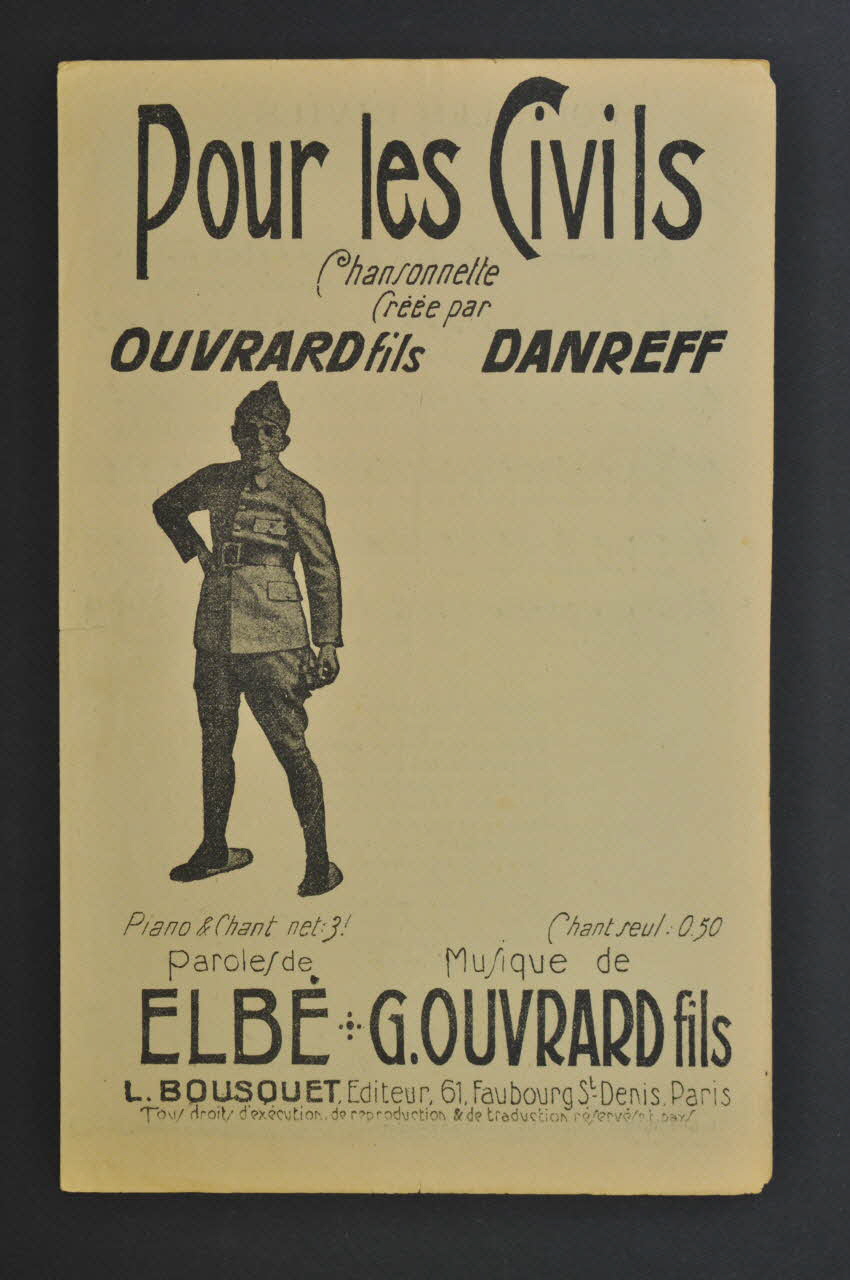 chanson petit format 1968.111.7 Photo Mucem