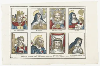 Pellerin imagerie ancienne Saints Lorraine, France 1837 1979.82.25 Photo RMN-Grand Palais (Mucem)