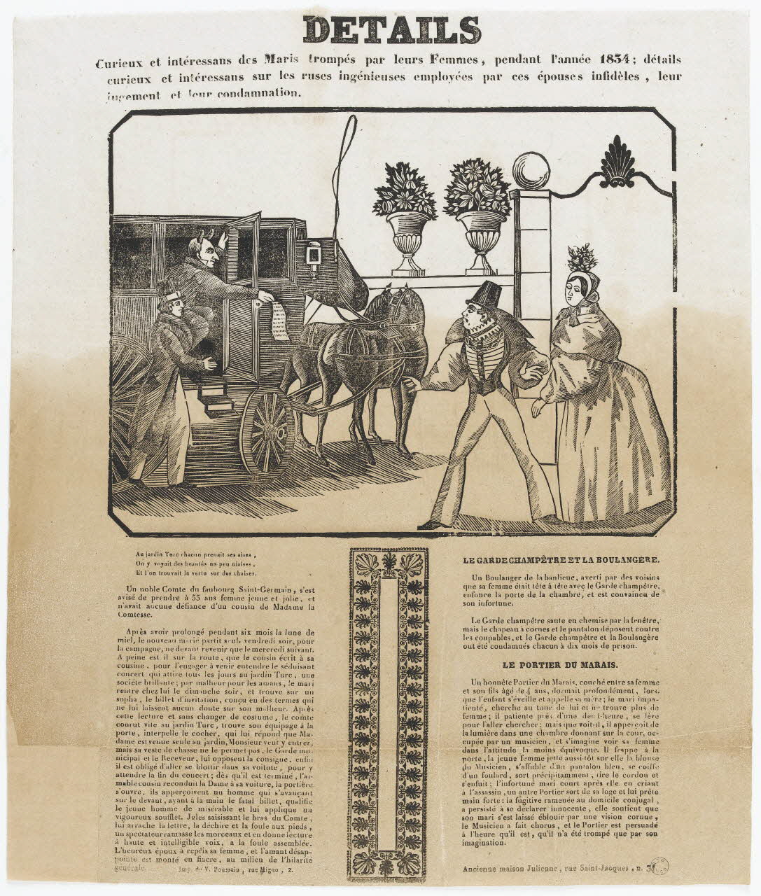 Poussin ; Ancienne Maison Julienne canard DETAILS Paris 1830-1835 1995.14.14 Photo RMN-Grand Palais (Mucem)