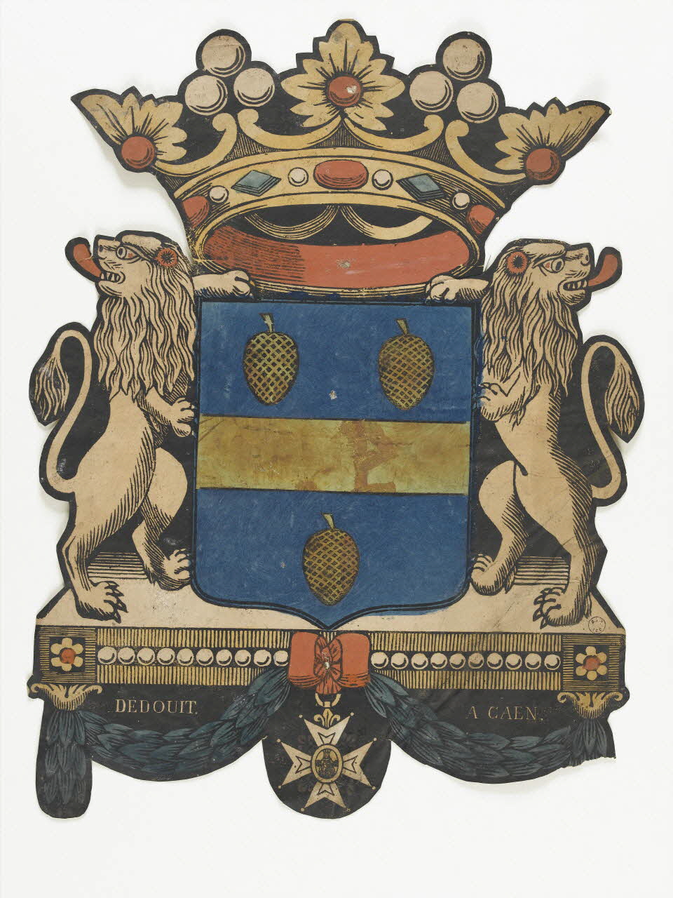 Dedouit Nicolas-Gilles imagerie ancienne litre Caen 1840 1998.6.5 Photo RMN-Grand Palais (Mucem)