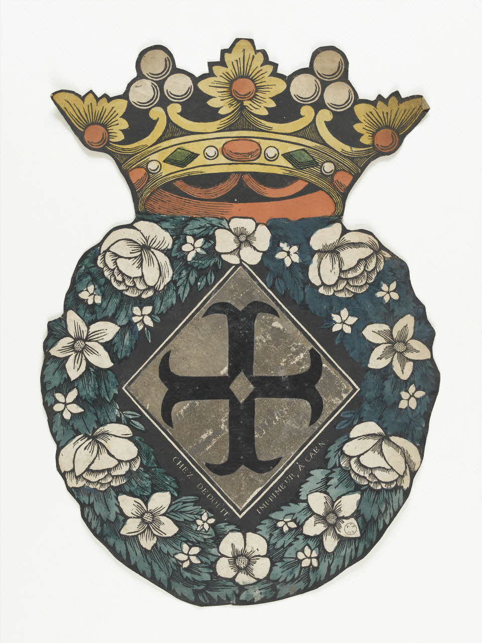 Dedouit Nicolas-Gilles imagerie ancienne litre Caen 1840 1998.6.9 Photo RMN-Grand Palais (Mucem)