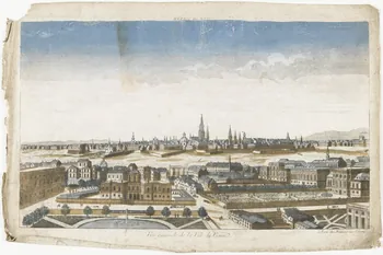 imagerie ancienne Vue générale de la Ville de Vienne. 2002.11.9 Photo RMN-Grand Palais (Mucem)