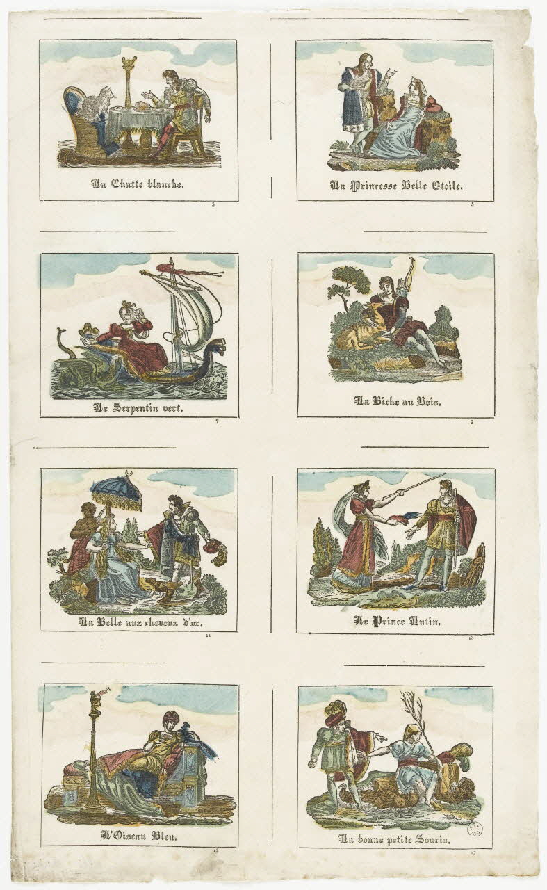 imagerie ancienne Planche de contes 1965.75.646 Photo RMN-Grand Palais (Mucem)