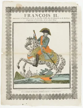 François-Marc Canivet ; Pellerin imagerie ancienne FRANCOIS II, Lorraine, France 1837 1979.82.2 Photo RMN-Grand Palais (Mucem)