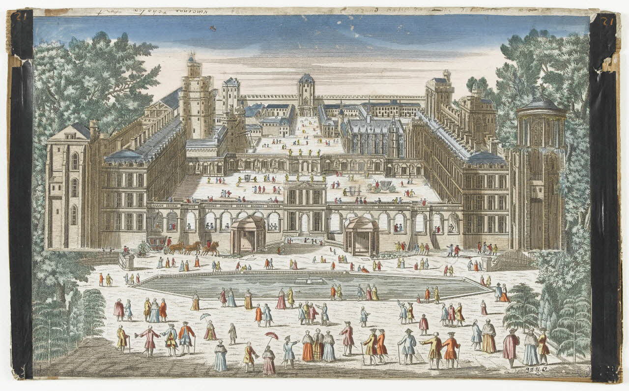 imagerie ancienne Vincenne chateau fort Paris 1730 1981.21.62 Photo RMN-Grand Palais (Mucem)