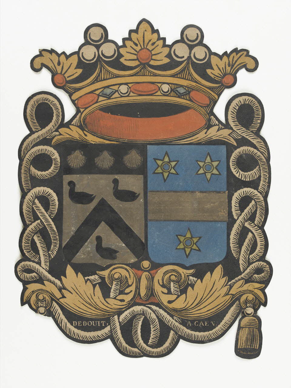 Dedouit Nicolas-Gilles imagerie ancienne litre Caen 1840 1998.6.11 Photo RMN-Grand Palais (Mucem)