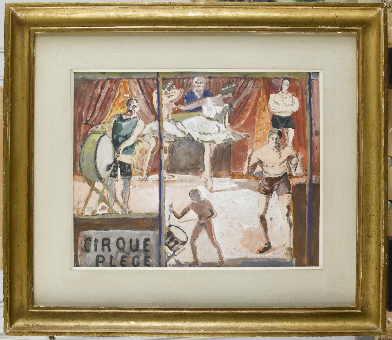 Max Jacob peinture Le cirque Plège 1900-1909 1996.38.1 Photo RMN-Grand Palais (Mucem) / Thierry Le Mage