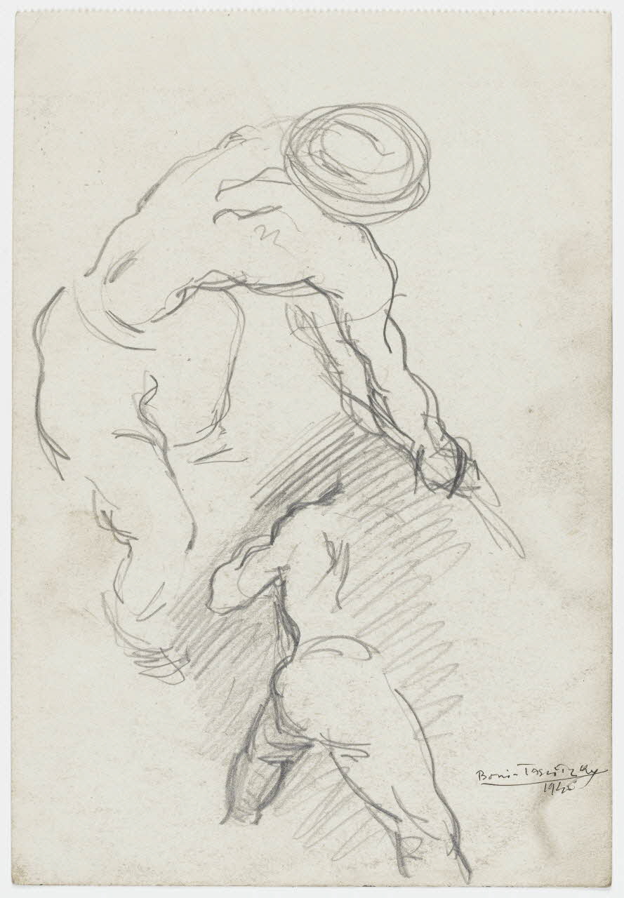 Boris Taslitzky dessin Deux mineurs travaillant 1946 1948.48.1 Photo RMN-Grand Palais (Mucem)