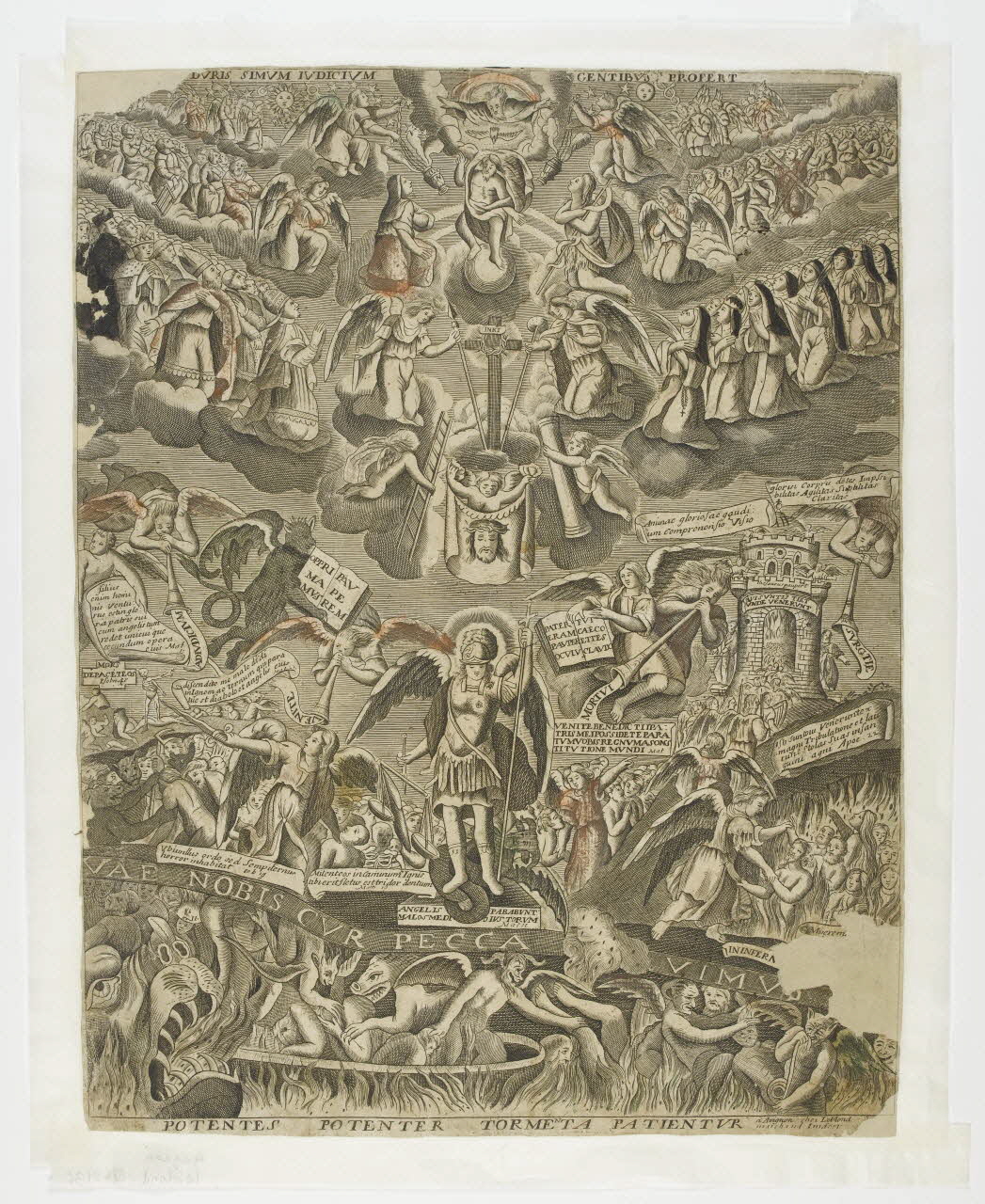 imagerie ancienne Le Jugement Dernier 1986.81.36 Photo RMN-Grand Palais (Mucem)