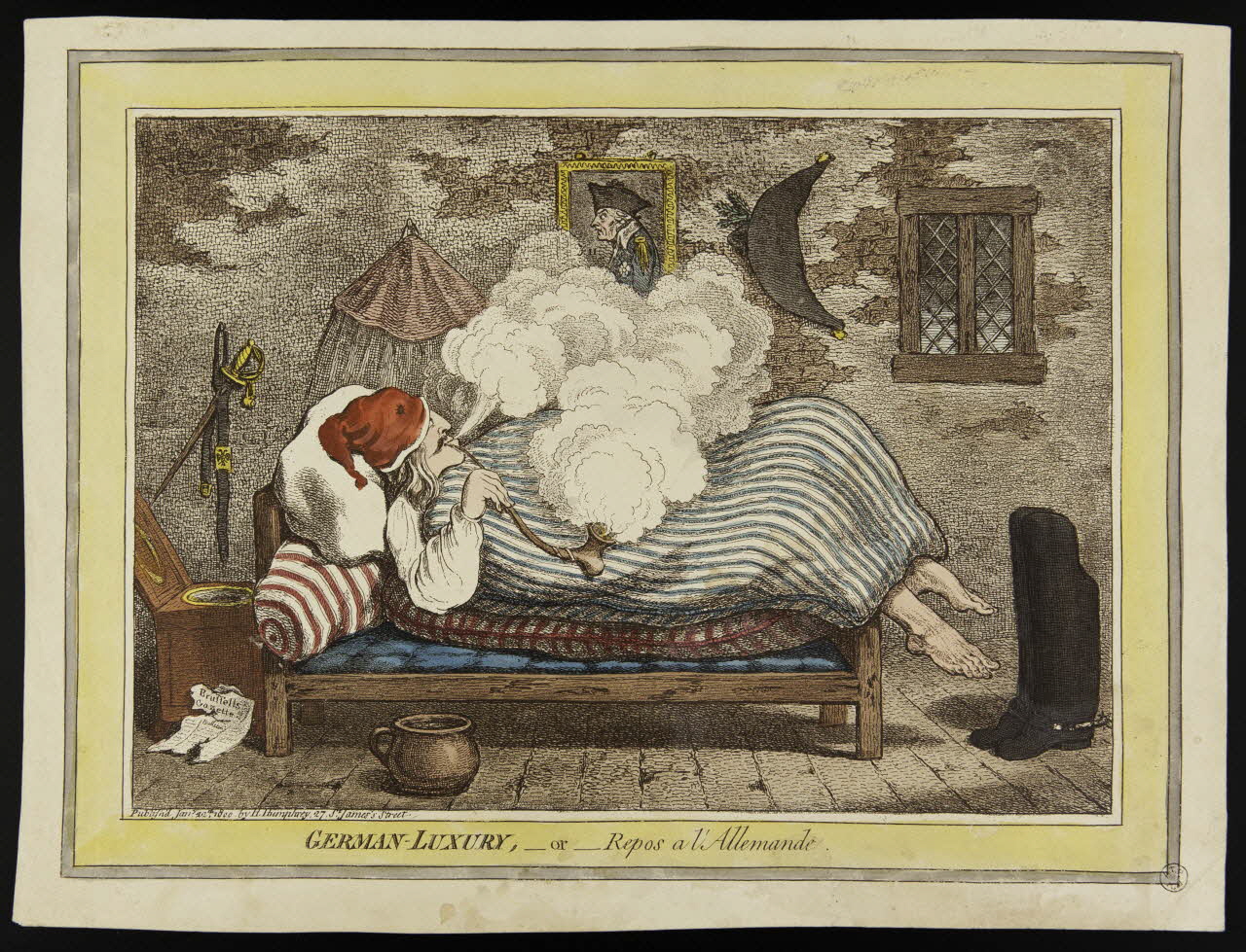 estampe Repos à l'Allemande. 1953.12.159 Photo