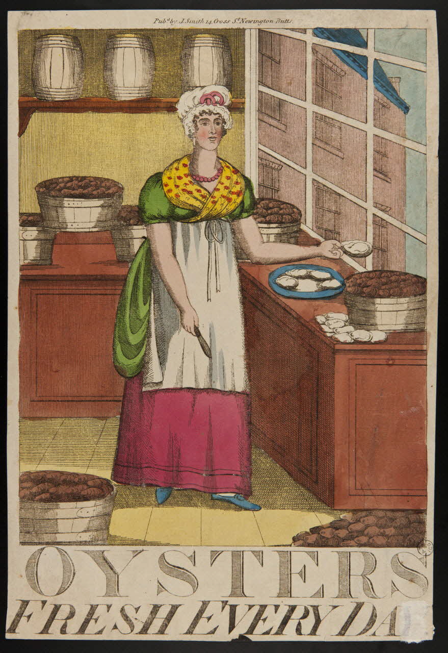 estampe OYSTERS  FRESH EVERY DAY. 1953.12.160 Photo