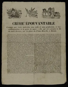 Durouchail Pierre ; Noyer canard CRIME EPOUVANTABLE Provence-Alpes-Côte d'Azur, France 1845 1953.12.168 Photo