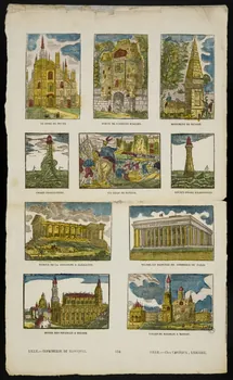 Jean-Baptiste Castiaux ; Simon-François Blocquel imagerie ancienne Vues d'architecture Lille 1809-1837 1953.12.73 Photo