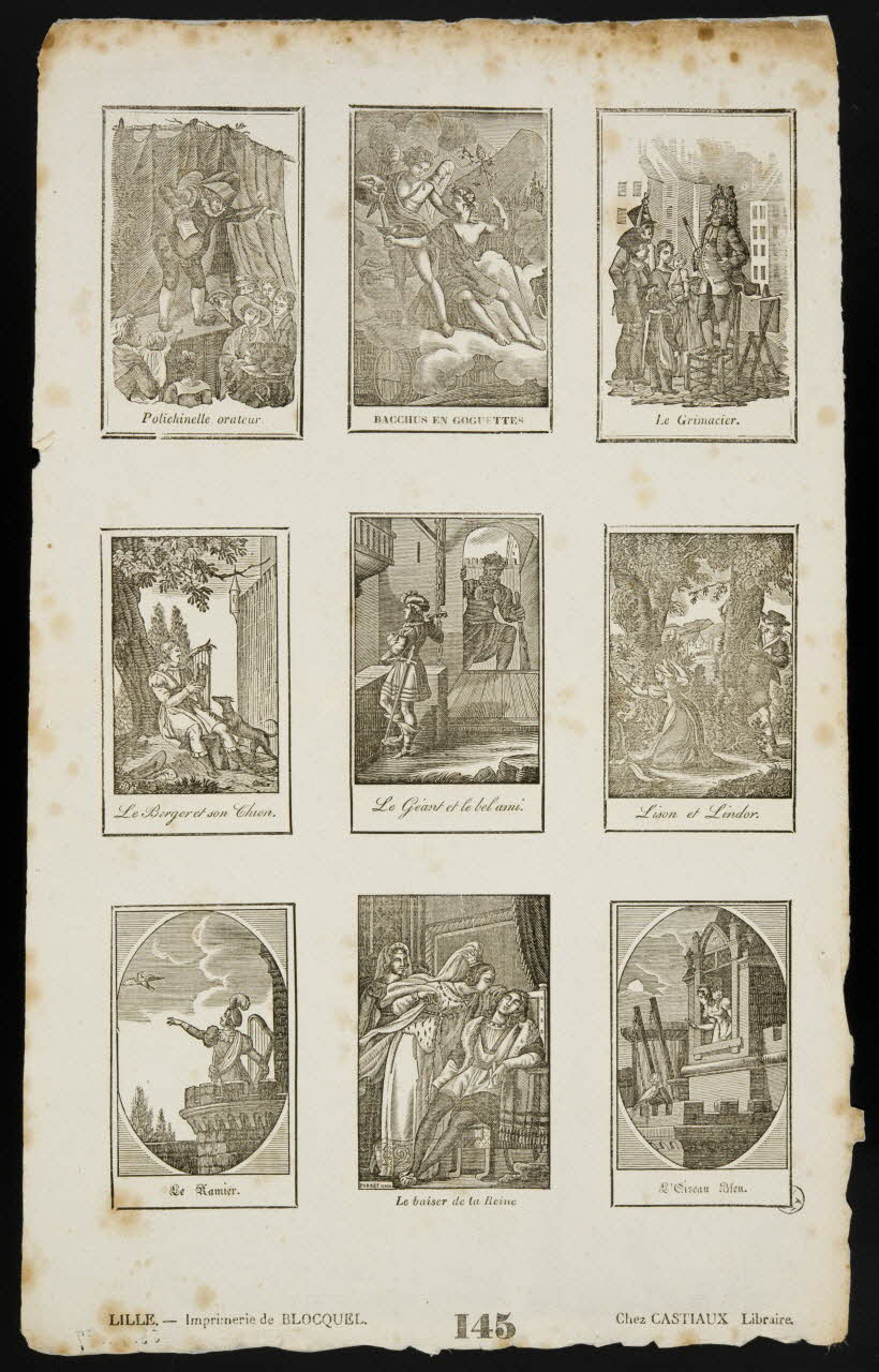 imagerie ancienne Scènes diverses 1826-1837 1953.12.77 Photo