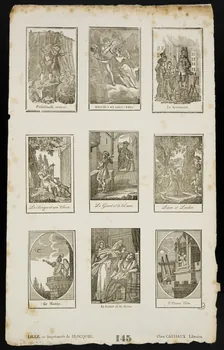 imagerie ancienne Scènes diverses 1826-1837 1953.12.77 Photo