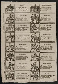 imagerie ancienne Billet des rois Lille 1837 1953.12.79 Photo