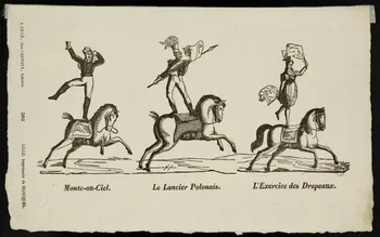 Lallou Louis Casimir ; Jean-Baptiste Castiaux ; Simon-François Blocquel imagerie ancienne Monte-au-Ciel. Lille 1809-1837 1953.12.96 Photo