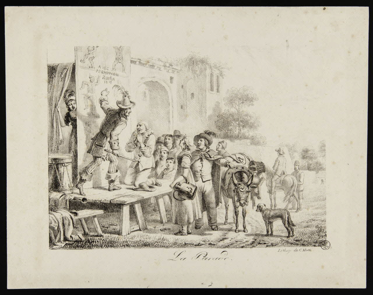 estampe La Parade. 1953.13.12 Photo