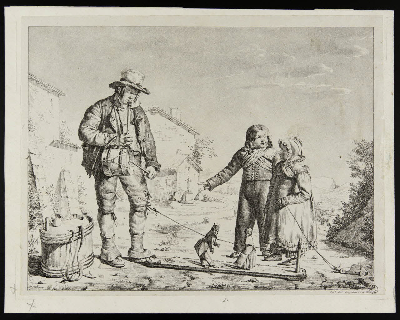 estampe Le marionnettiste à la planchette 1953.13.6 Photo