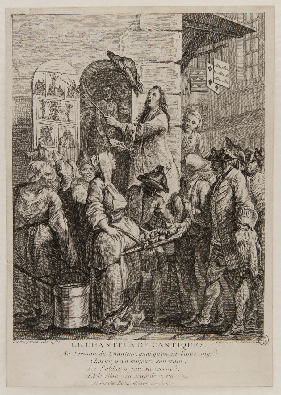 estampe LE CHANTEUR DE CANTIQUES. 1953.13.9 Photo