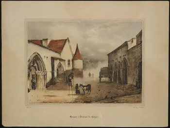 estampe Hospice et Prieuré de Cayac. D1953.15.138 Photo