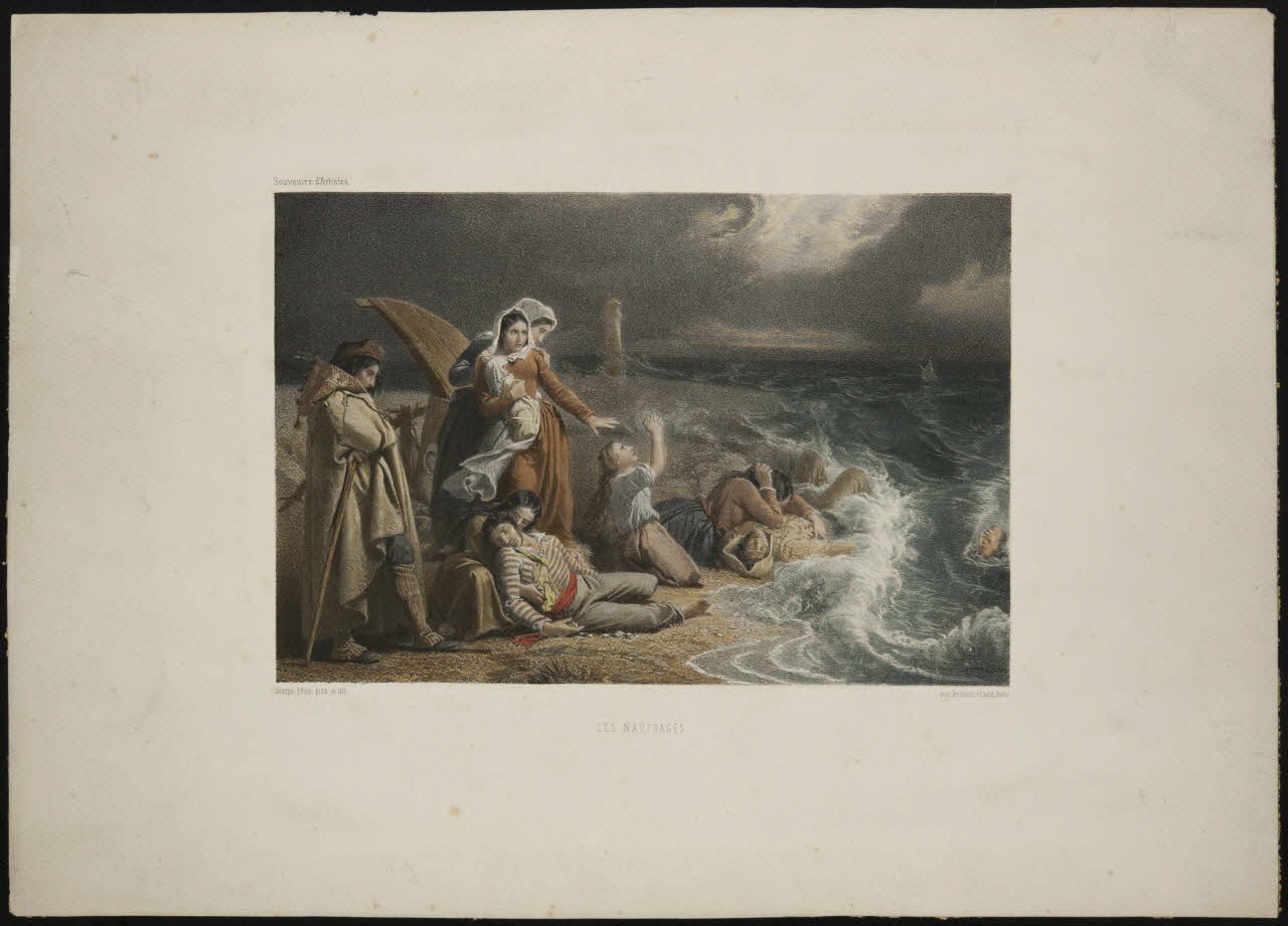 estampe LES NAUFRAGES. D1953.15.150 Photo