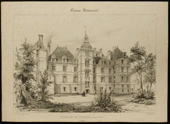 estampe CHATEAU DE POYANNE PRES TARTAS. D1953.15.155  Photo