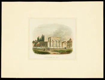 estampe FONTAINE DE DAX. D1953.15.157 Photo