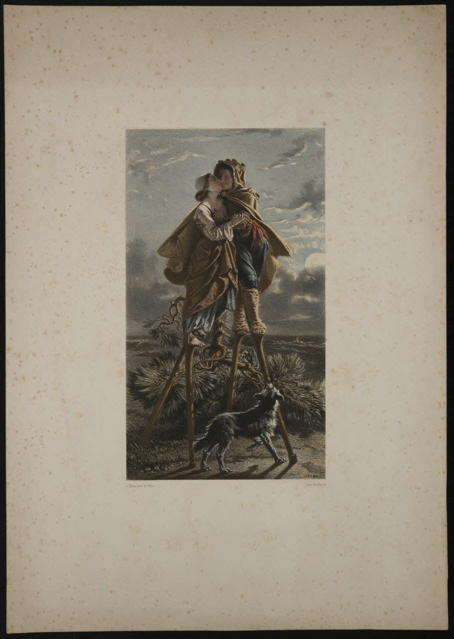 estampe Couple des Landes D1953.15.162 Photo