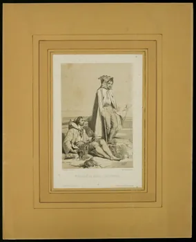 estampe PECHEUR ET PATRE DES LANDES D1953.15.163 Photo