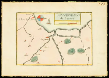 estampe GOUVERNEMENT  de Bayonne. D1953.15.167 Photo