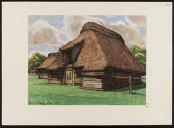 Rigaud Jean dessin Bergerie landaise 1941 D1953.15.192  Photo