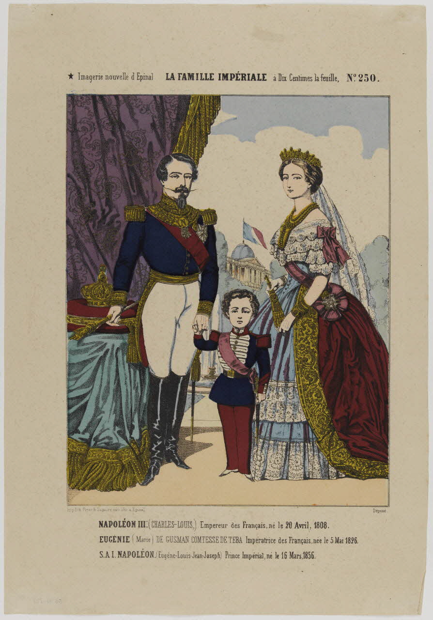 estampe NAPOLEON III  EUGENIE  S.A.I. NAPOLEON 1953.86.727 Photo RMN-Grand Palais (Mucem)