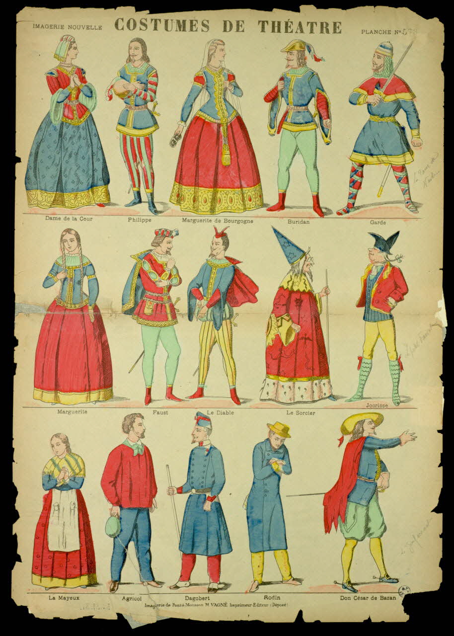 estampe COSTUMES DE THEATRE 1952.39.317 Photo