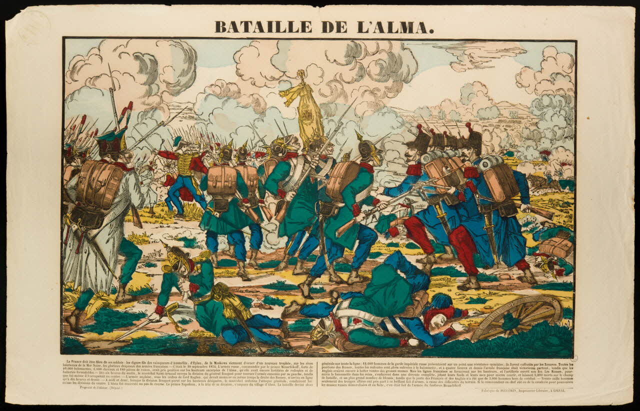 estampe BATAILLE DE L'ALMA. 1953.41.101 Photo