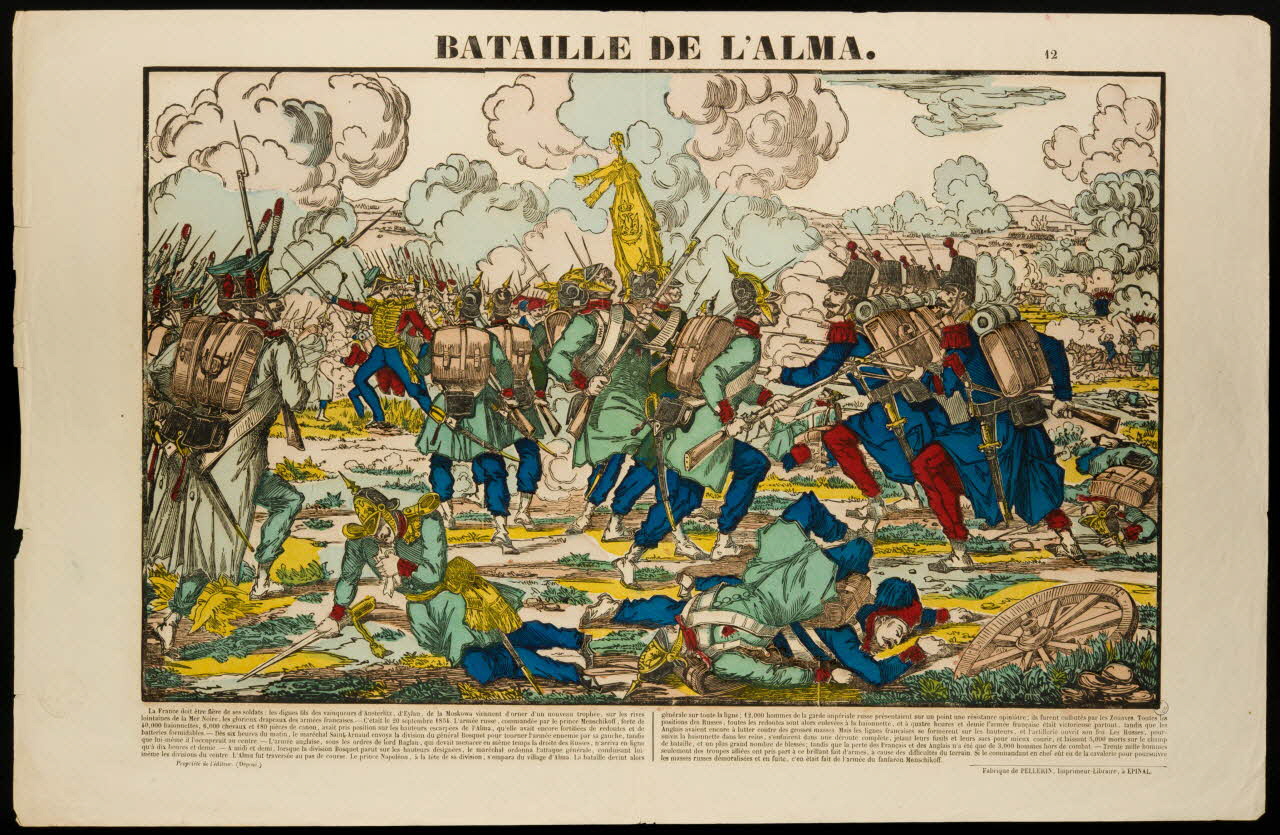 estampe BATAILLE DE L'ALMA. 1953.41.102 Photo