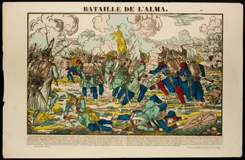 estampe BATAILLE DE L'ALMA. 1953.41.102  Photo
