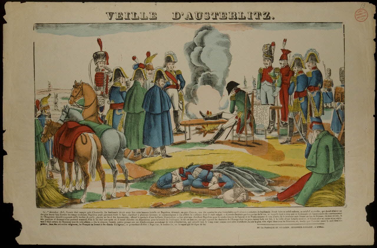 estampe VEILLE D'AUSTERLITZ. 1953.41.106 Photo