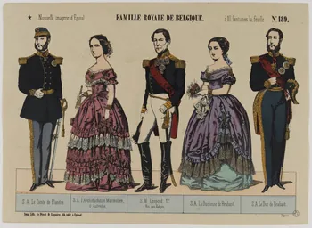 estampe FAMILLE ROYALE DE BELGIQUE 1953.86.809 Photo RMN-Grand Palais (Mucem)