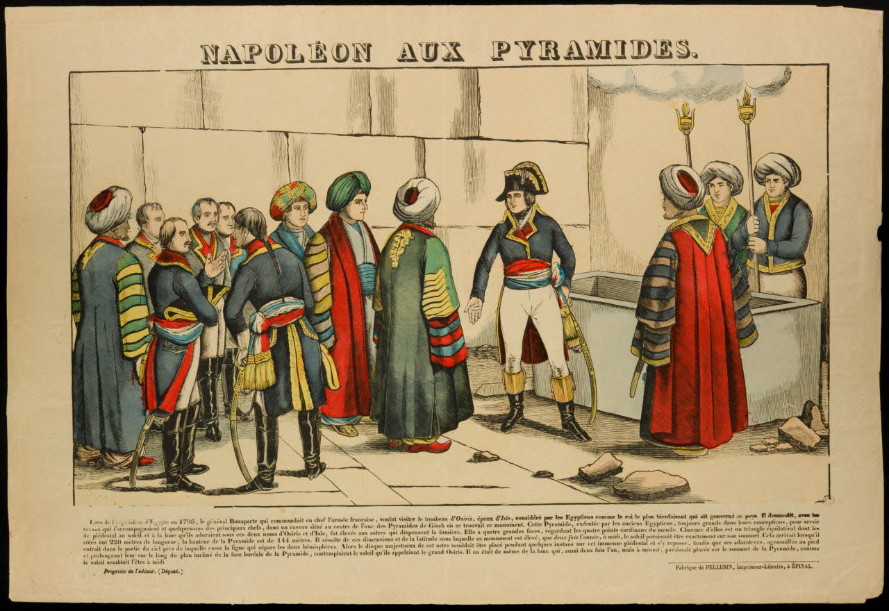 estampe NAPOLEON AUX PYRAMIDES. 1953.41.113 Photo