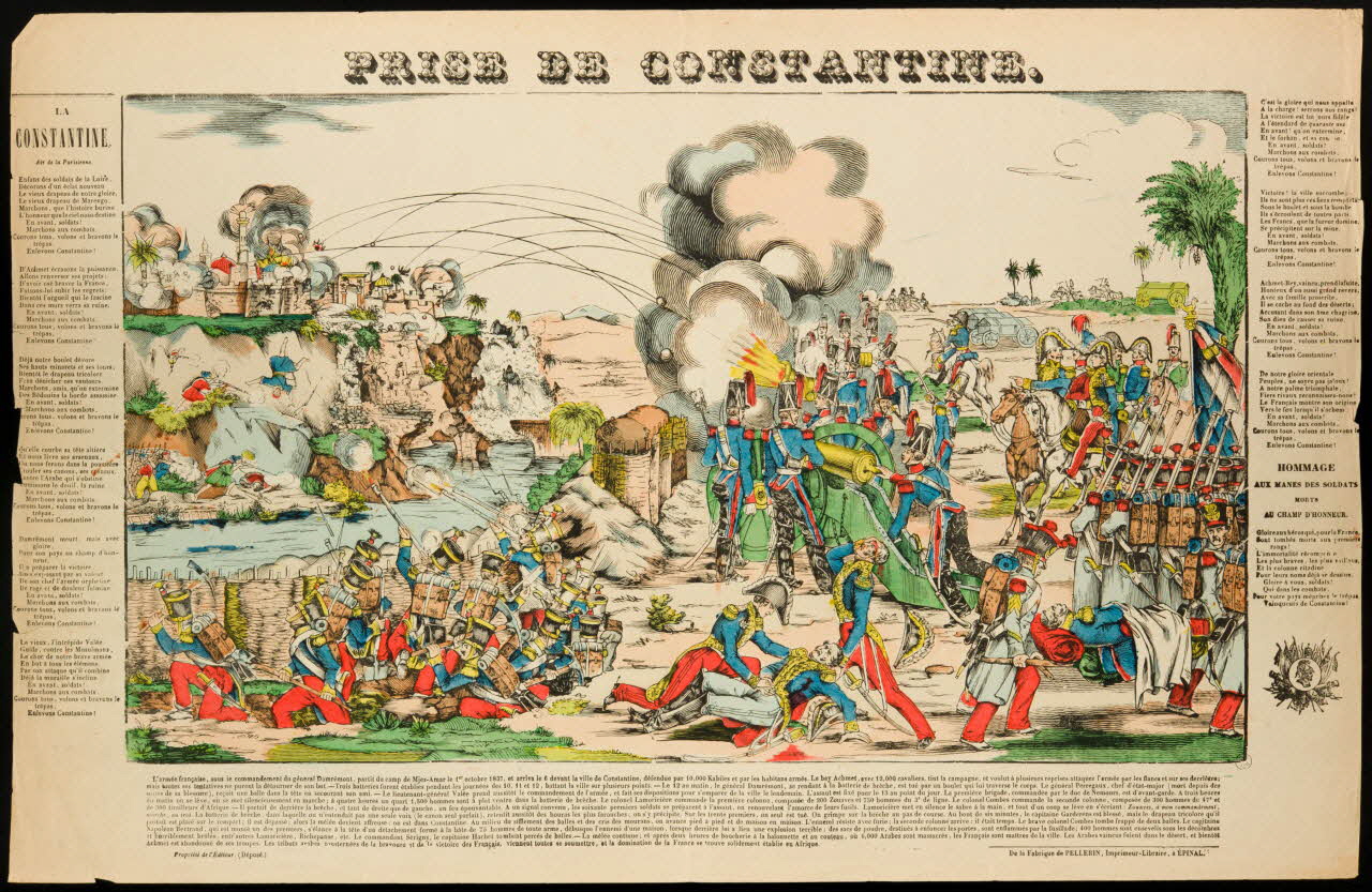 estampe PRISE DE CONSTANTINE. 1953.41.114 Photo