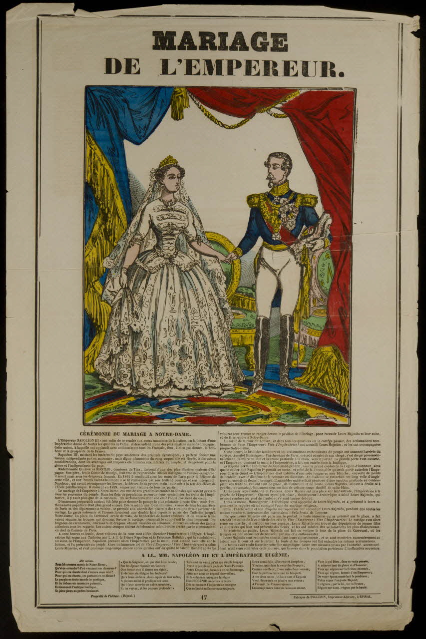 estampe MARIAGE  DE L'EMPEREUR. 1953.41.121 Photo