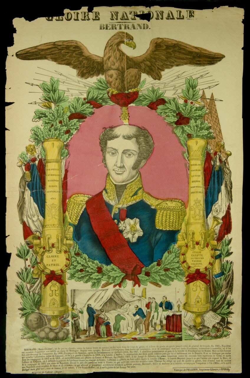 estampe GLOIRE NATIONALE  BERTRAND. 1953.41.122 Photo