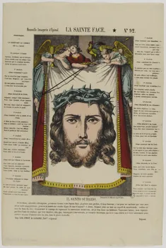 estampe LA SAINTE FACE. 1953.86.87 Photo RMN-Grand Palais (Mucem)